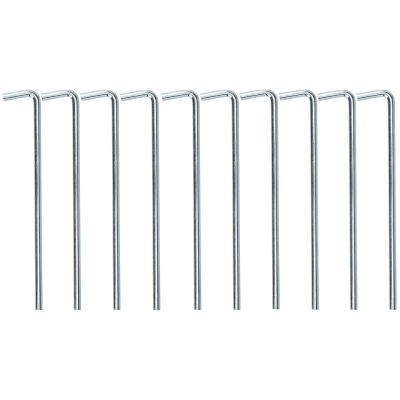 3. TENT PEGS 23CM SET OF 10 METAL REDCLIFFS