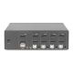 4. KVM switch, 4 ports, 4K 60Hz, 8xDP IN, 2xDP OUT, 2xUSB A, 2x Audio IN&OUT