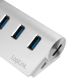 6. LogiLink CR0045 USB 3.2 Gen 1 (3.1 Gen 1) Type-A Hubs and Concentrators 5000 Mbit/s Silver