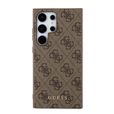 3. Guess 4G Metal Gold Logo case for Samsung Galaxy S24 Ultra - brown