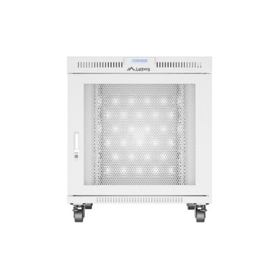 19. LANBERG LCD FLOOR RACK CABINET 19" 15U 800X1000 GRAY PERFORATED DOOR (FLAT PACK)