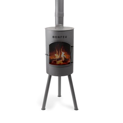 2. Bonfeu Bongiano Sp 3001 garden fireplace black