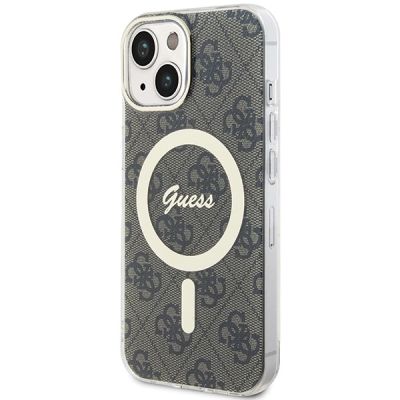 2. Guess IML 4G MagSafe case for iPhone 15 - brown