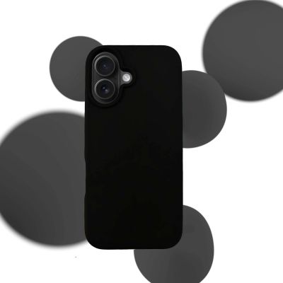 3. 3mk Silicone Case for iPhone 16 Plus - Black