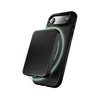 3. Puro Icon Mag Pro Liquid Silicone Case for iPhone 17 Air, MagSafe Compatible, with Camera Protection and Aluminum Buttons - Black