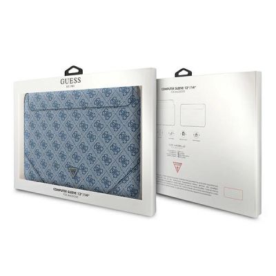 4. Guess 4G Uptown Triangle Logo case for 13-14" laptop - blue
