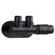 Thermostatic valve for bathroom radiator - right