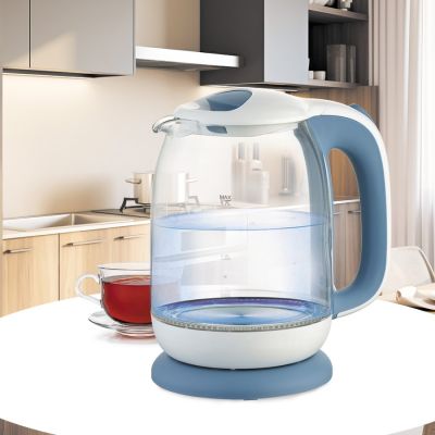 2. Electric glass kettle 1.7l 2200W MR-056-BLUE MAESTRO