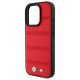 5. BMW M Perforated And Stitched Line MagSafe case for iPhone 16 Pro Max - red