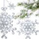 6. SNOWFLAKE HANGING DECORATION 12x12 CM PATTERN 2