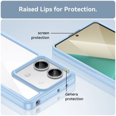 6. Outer Space Case with gel frame for Xiaomi Redmi Note 13 Pro - blue