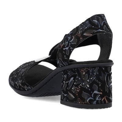 10. Comfortable Rieker W RKR679 black sandals