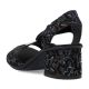 10. Comfortable Rieker W RKR679 black sandals