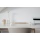6. Modern LED desk lamp Activejet FUTURE white with built-in rechargeable battery