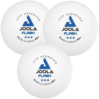 5. JOOLA FLASH TABLE TENNIS BALLS 3 PCS WHITE