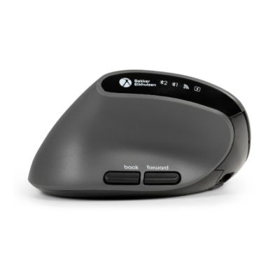 4. BakkerElkhuizen MidWay Mouse Office Left Side RF Wireless + Bluetooth + USB Type-C Optical 2400 DPI