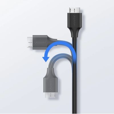 10. Ugreen cable USB Type C - micro USB Type B SuperSpeed ​​3.0 1m black (US312 20103)