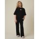 5. Girls' wide-leg sweatpants 4F 4FJRSS26TTROF1870-20S