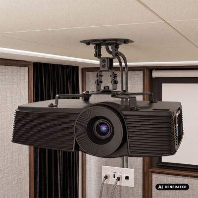 7. MACLEAN PROJECTOR CEILING MOUNT, 54~320MM, UP TO 13.5 KG, 360-DEGREE ROTATION MC-200 B