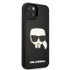 4. Karl Lagerfeld KLHCP14MKH3DBK iPhone 14 Plus 6.7 "black / black hardcase 3D Rubber Karl's Head