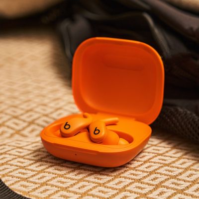 2. Beats Powerbeats Fit In-Ear Wireless Headphones (Bright Orange)