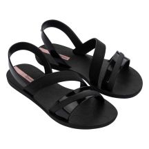 Ipanema Vibrant women's sandals shoes, fashionable and comfortable, black