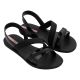 Ipanema Vibrant women's sandals shoes, fashionable and comfortable, black