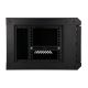 4. Extralink LITE 4U 530X400 WALL-MOUNTED RACKMOUNT CABINET BLACK Freestanding/Wall/Floor Rack Black