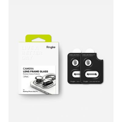 7. Ringke Camera Frame Protector 2-Pack for Nothing Phone 4A Pro - Black