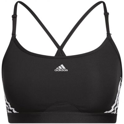 adidas Aeroreact Training Light-Support 3-Stripes Bra W HC7862