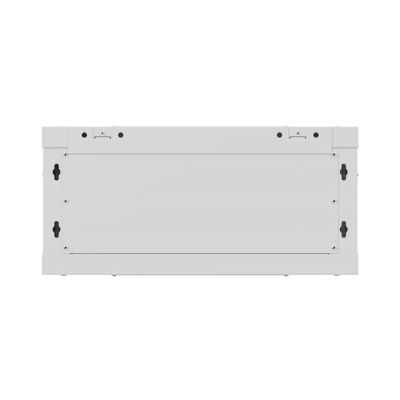4. LANBERG WALL-HUNG RACK CABINET 19" 4U 600X450 GRAY METAL DOOR (FLAT PACK)