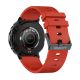 6. Gravity GT21-6 Smartwatch + Red Silicone Strap