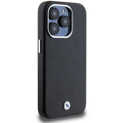 4. BMW Signature Wrapped Metal MagSafe case for iPhone 15 Pro - black