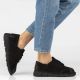 8. Women's wide leather shoes, black Filippo DP8180/26