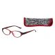 Reading glasses MS514 +3.00 spots +case