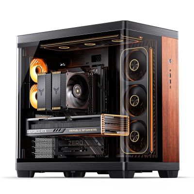 7. Jonsbo TK-4 Wood Tower Black, Wood