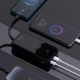 5. Wozinsky WFC-15B 20000mAh 22.5W PD20W Powerbank with Built-in Lightning and USB-C Cables - Black