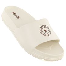 Women's pool beach flip-flops on a platform, black Big Star TT274A044