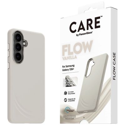 5. CARE by PanzerGlass Flow Vanilla Qi Case for Samsung Galaxy S26+ - Beige