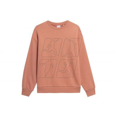 Sweatshirt 4F W 4FSS23TSWSF537 salmon