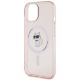 6. Karl Lagerfeld IML Choupette MagSafe case for iPhone 15 - pink