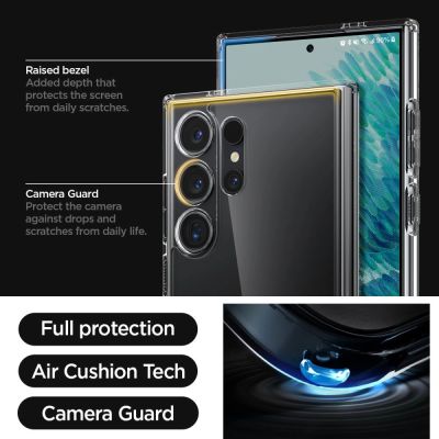 11. Spigen Ultra Hybrid Case for Samsung Galaxy S24 Ultra - Transparent