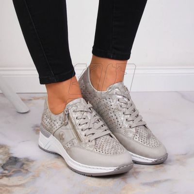 4. Wedge sneakers Rieker W N4327-80 beige