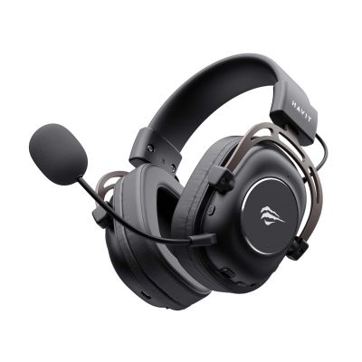 3. Havit 2.4G H2002YG Gaming Headphones (Black-Ochre)