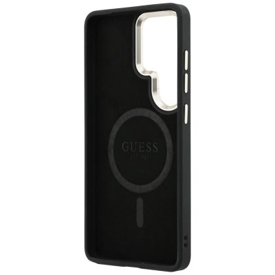7. Guess 4G Embossed Ring MagSafe case for Samsung Galaxy S26 Ultra - black