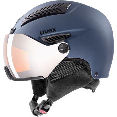 Uvex hlmt 600 visor 40 ski snowboard helmet with visor men's/women's (56/6/236/40)