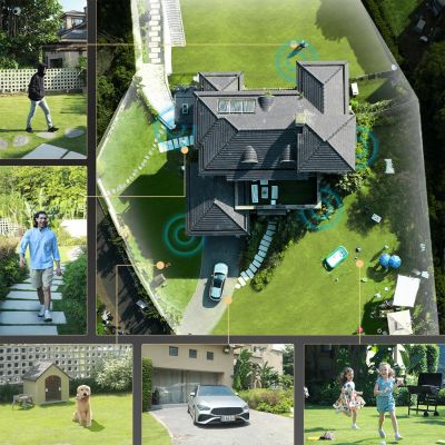 10. Dreame Navo Elite 1 Outcam 360° outdoor camera with solar panel - white