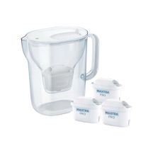 Brita Style Essential filter jug + 3 MaxtraPro PP cartridges (white)