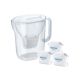 Brita Style Essential filter jug + 3 MaxtraPro PP cartridges (white)