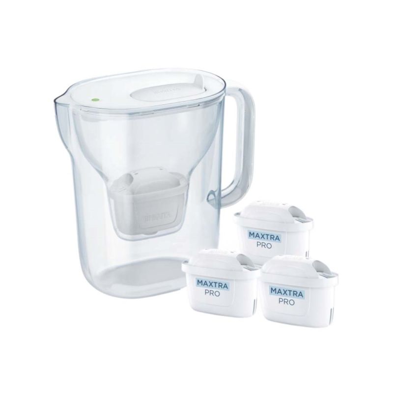 Brita Style Essential filter jug + 3 MaxtraPro PP cartridges (white)
